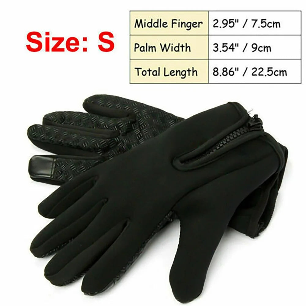 Winter Gloves Men Women Touchscreen Warm For Cycling Driving Motorcycle Cold Gloves Windproof Non Slip Gloves S-XL