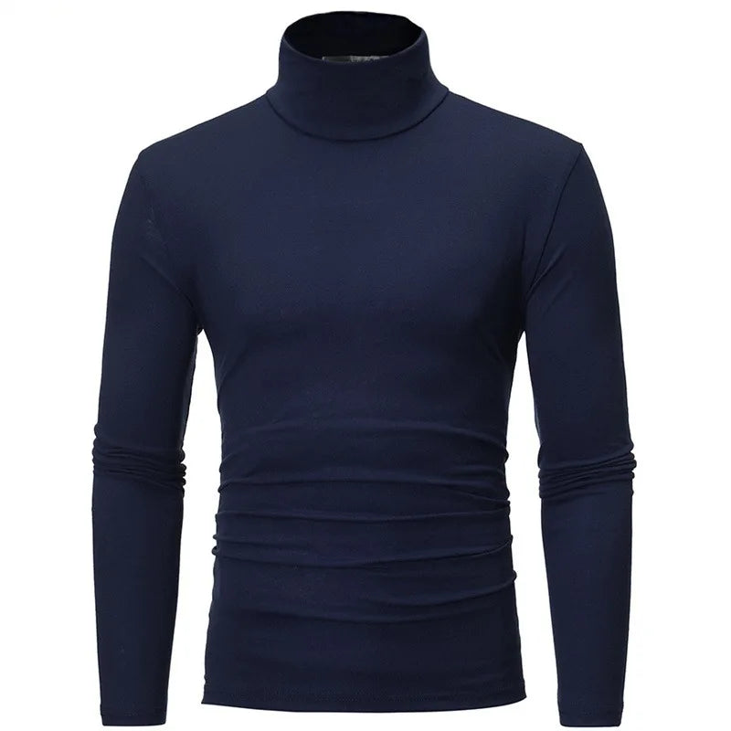 Men Short Sleeve Thermal Underwear Tops Men Spring Clothes Thermal Shirt Autumn Men's Winter Tights High Neck Thin Slim Fit Long Sleeve T-shirt