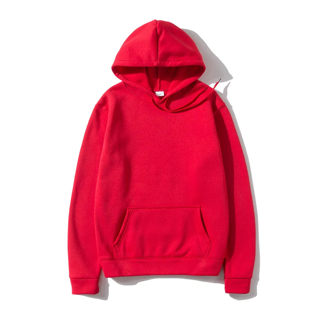 JUMPER Solid Color Men's Hoodie Warm Men's Sportswear Fashion Street Wear Casual Men's Loose Breathable Hoodie Brand Hoodie