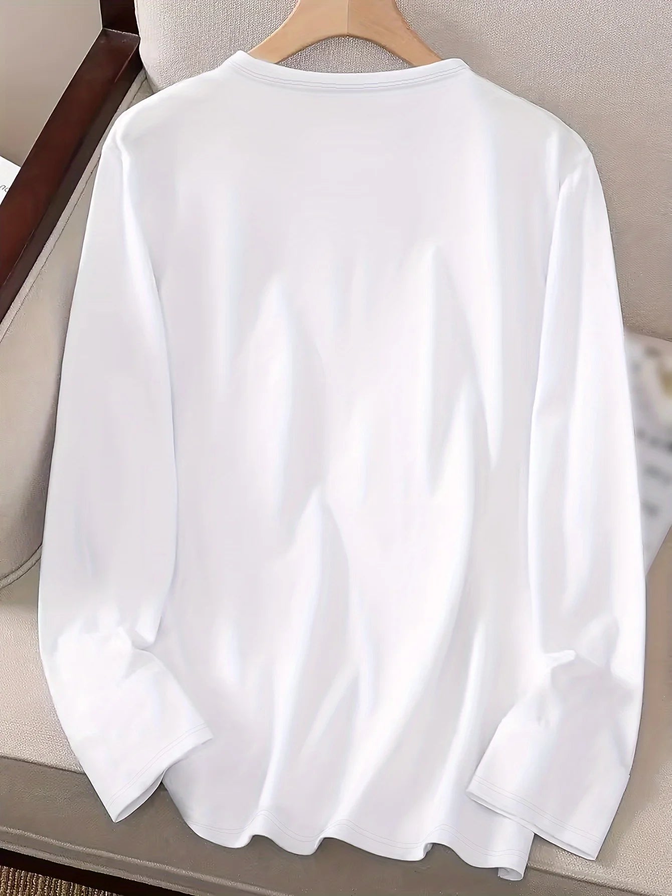 Multifunctional Season Long Sleeved Round Neck T-shirt Long Sleeved