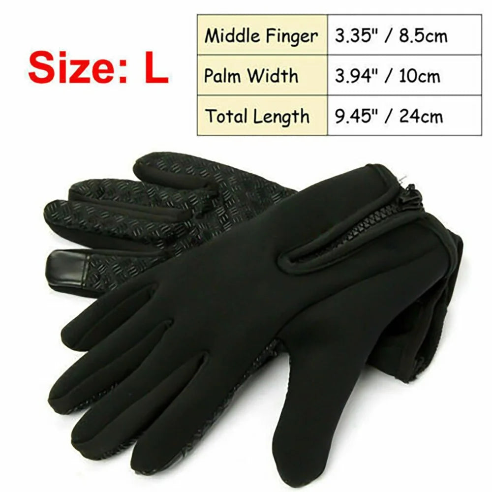 Winter Gloves Men Women Touchscreen Warm For Cycling Driving Motorcycle Cold Gloves Windproof Non Slip Gloves S-XL