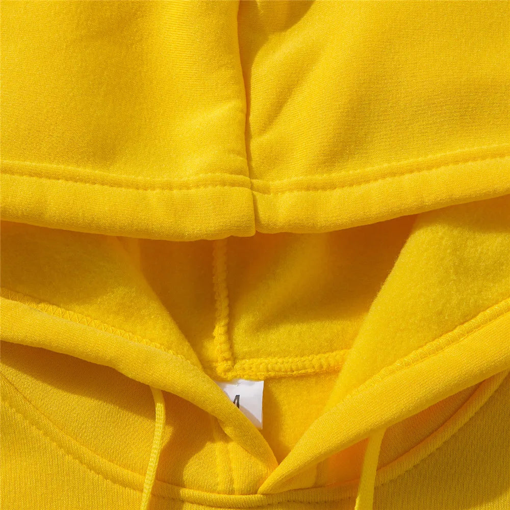 JUMPER Solid Color Men's Hoodie Warm Men's Sportswear Fashion Street Wear Casual Men's Loose Breathable Hoodie Brand Hoodie