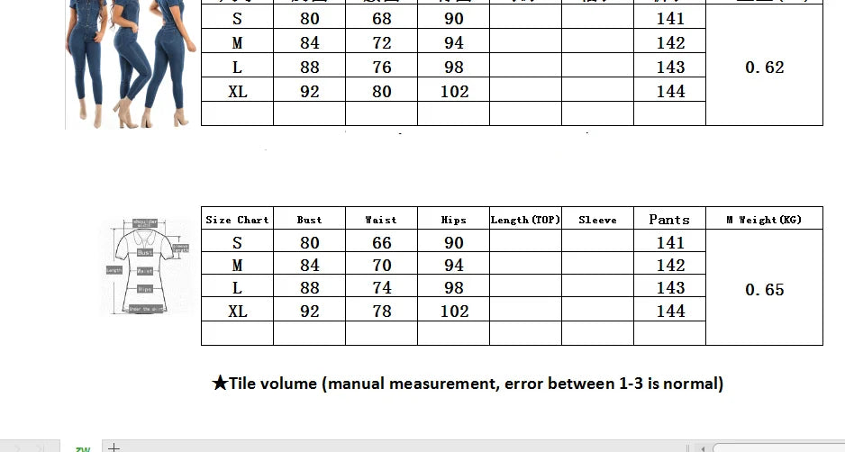 JRRY Sexy Women Denim Jumpsuits Short Sleeve Turn Down Collars Buttons Pockets Denim Bodysuit