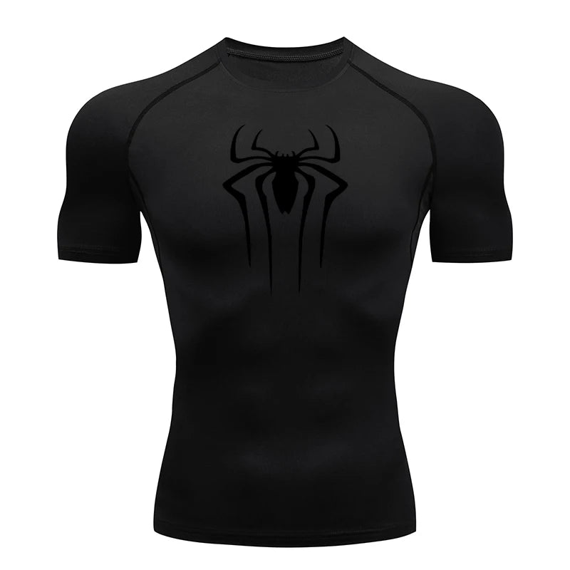 T Shirt Men Short Sleeve Sport Tees Fitness Running Sportsear Men Gym Elastic Quick Dry Jogging T-shirt Tops