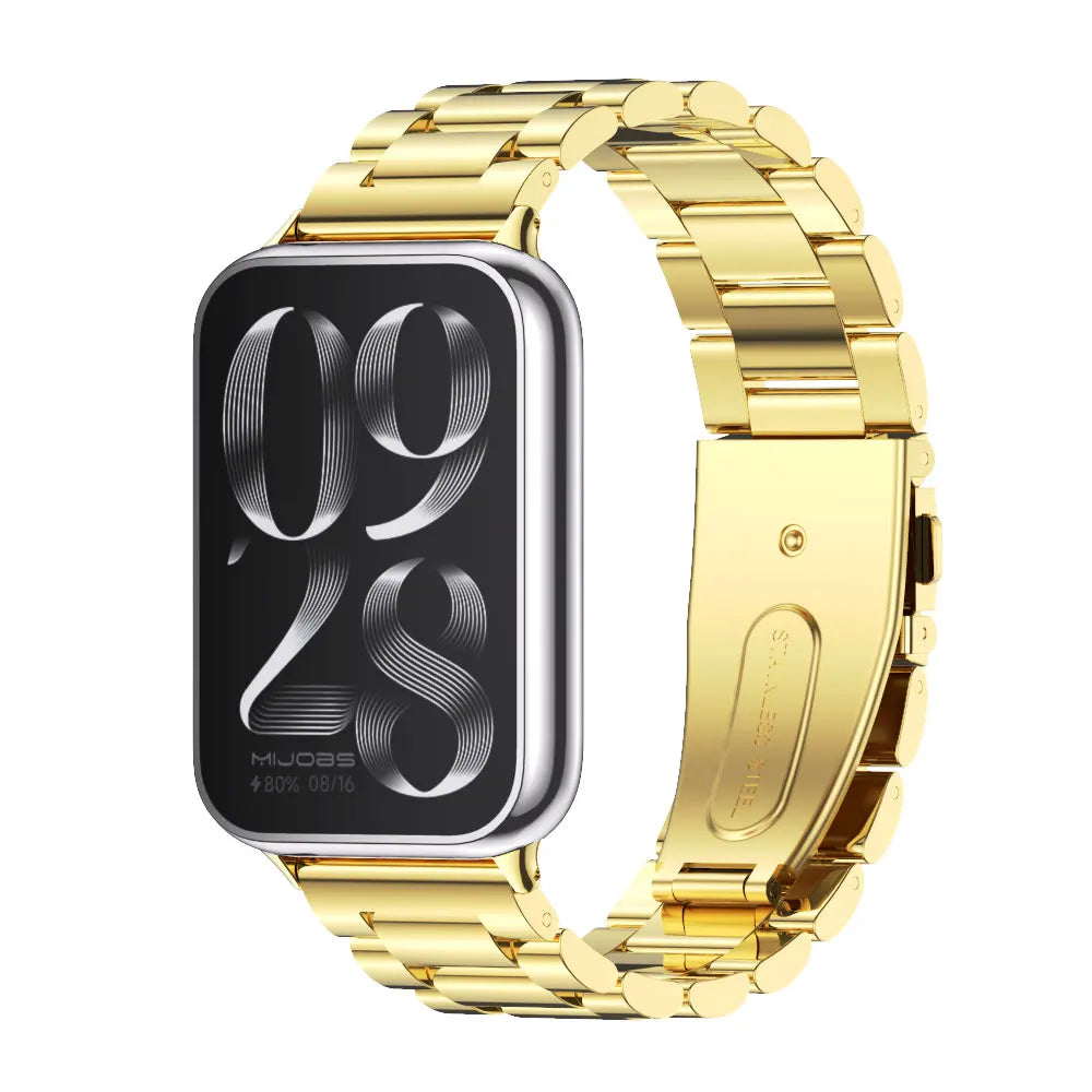 For Mi Band 9 Pro Strap for Mi Band 8 Pro Wristband for Xiao mi Smart Band 8 Pro Bracelet Global Version Metal Watch Band