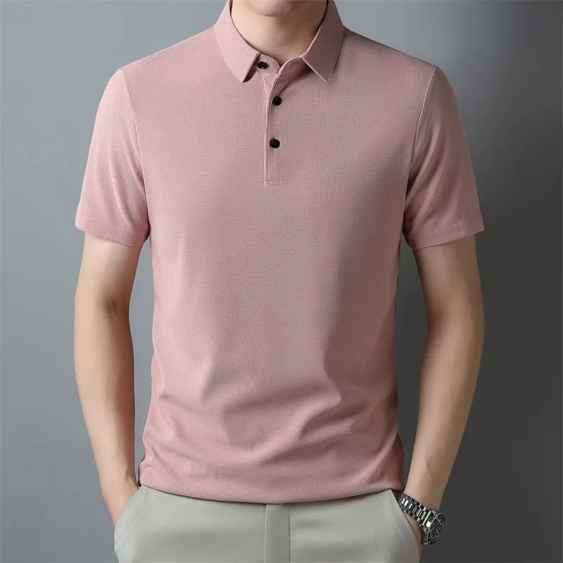 Polo Shirt Summer Breathable Comfortable Top