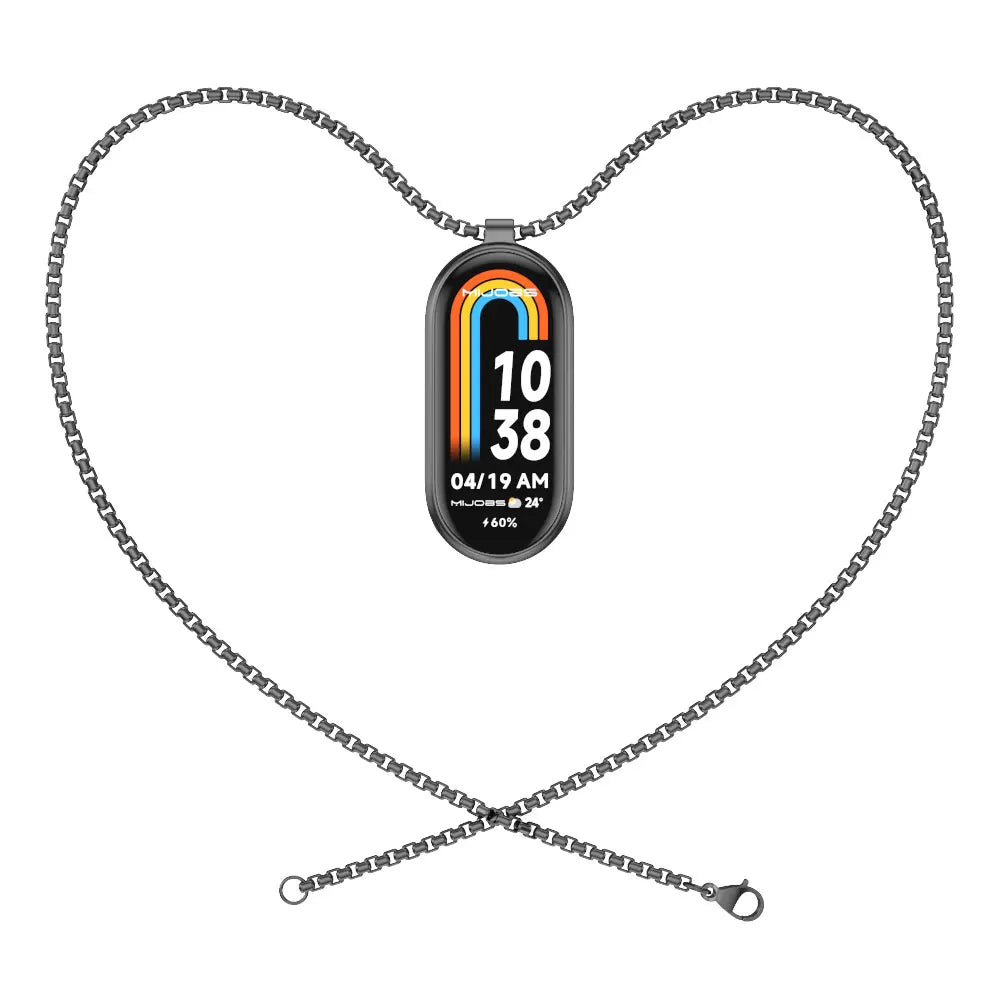 Mi Band 9 10 Strap Necklace for Xiaomi Smart Band 8 Bracelet Miband 9 Smart Watch Neck Decoration Pendant Mi Band 8 Accessories