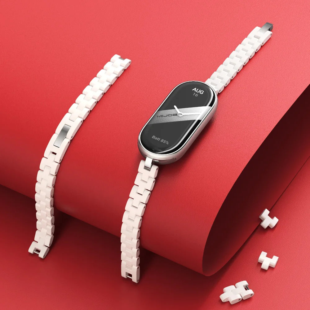 Strap Mi Band 10 9 8 7 6 5 4 3 Smart Bracelet Global Version Mi band 9 Watchband Ladies Wristband for Xiaomi Smart Band 8 Correa