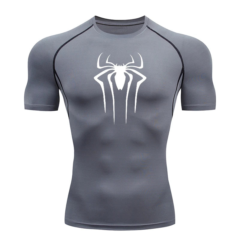 T Shirt Men Short Sleeve Sport Tees Fitness Running Sportsear Men Gym Elastic Quick Dry Jogging T-shirt Tops