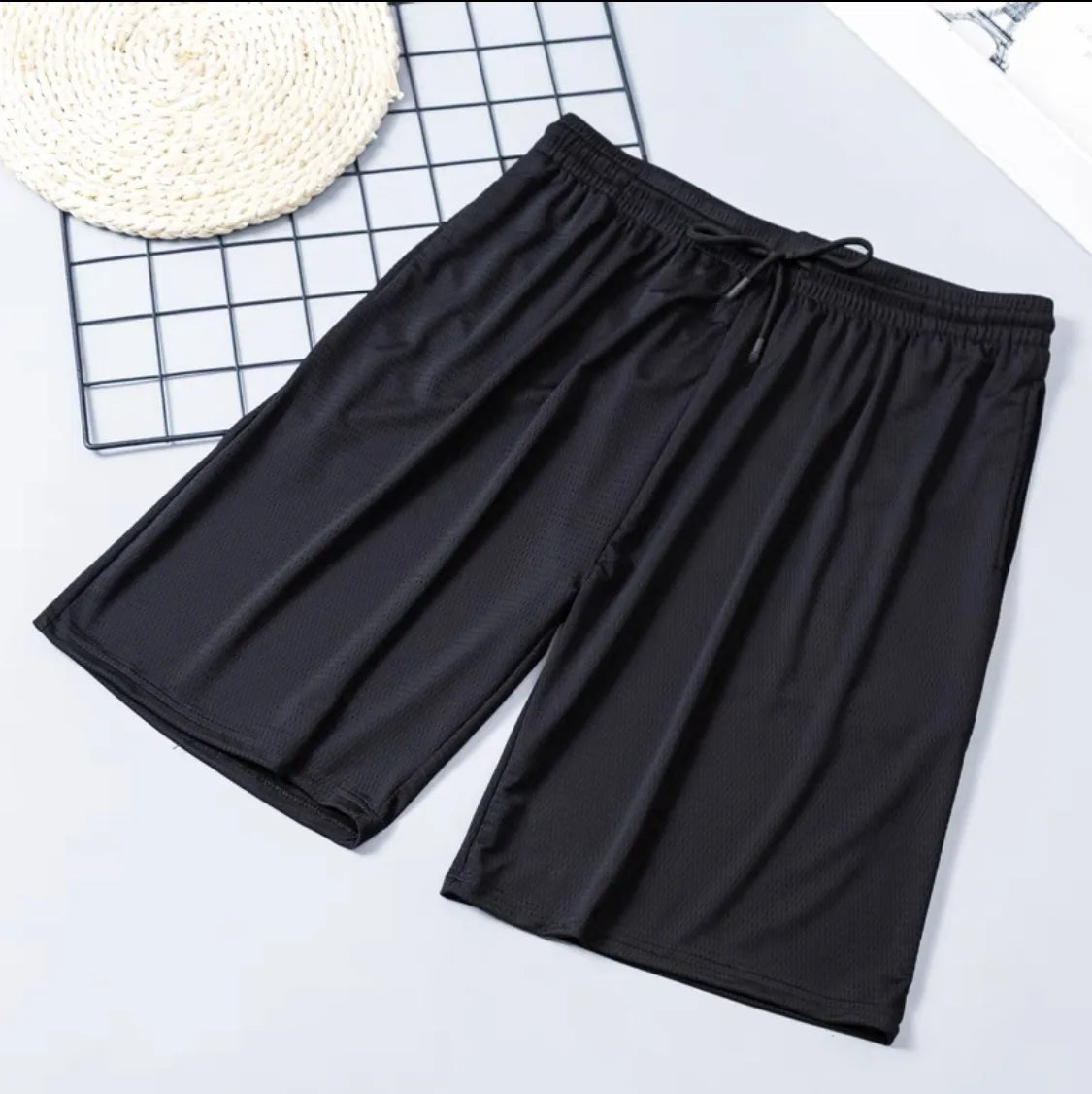 Men Summer Swim Shorts Swimwear Trunks Swimsuits Quickly Dry Surf Beach Board Elastic Waist Swim Pants Surffing Shorts with Mesh