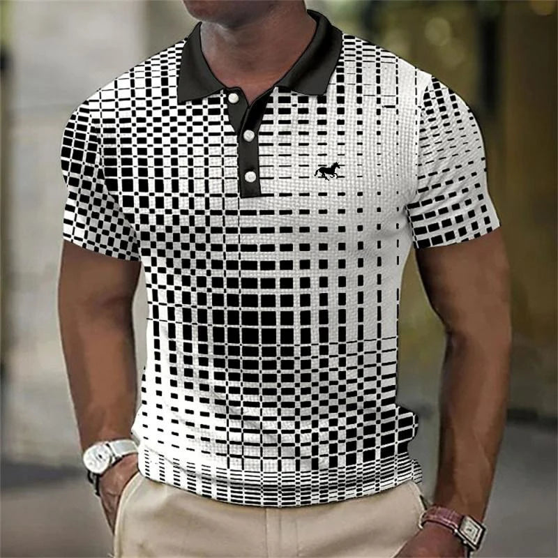 Polo New Trending Men Summer Short Sleeve Fashion Casual Polo Shirt .