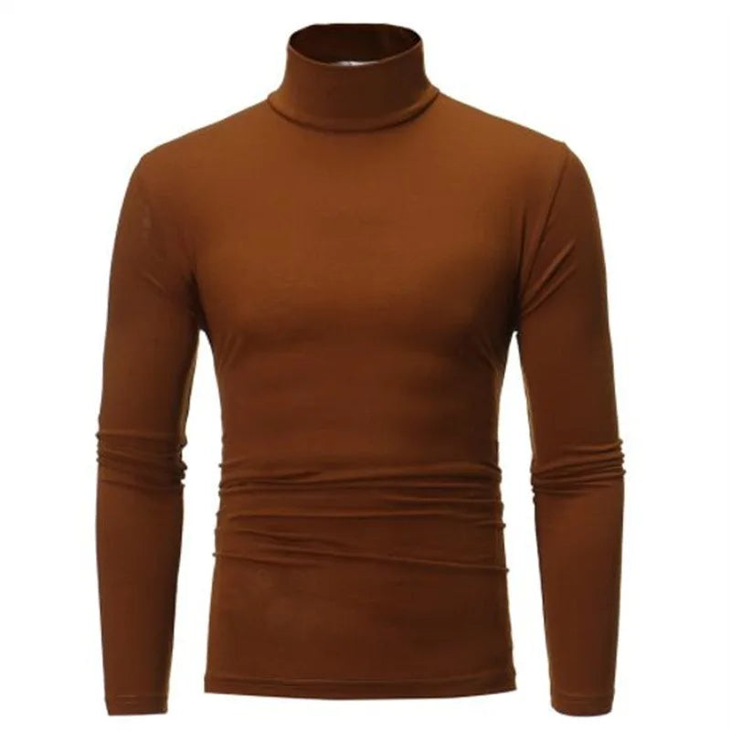 Men Short Sleeve Thermal Underwear Tops Men Spring Clothes Thermal Shirt Autumn Men's Winter Tights High Neck Thin Slim Fit Long Sleeve T-shirt