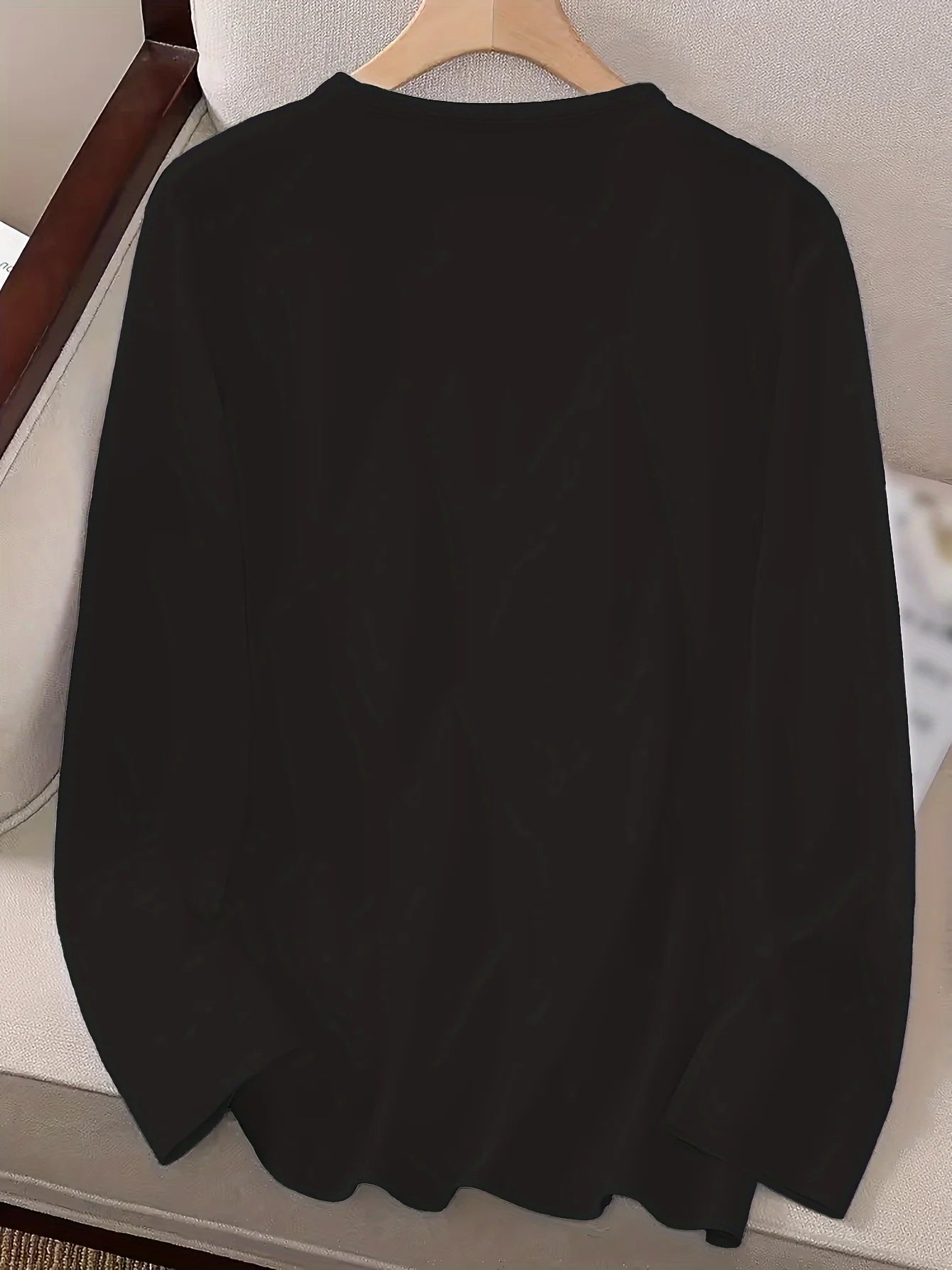 Multifunctional Season Long Sleeved Round Neck T-shirt Long Sleeved
