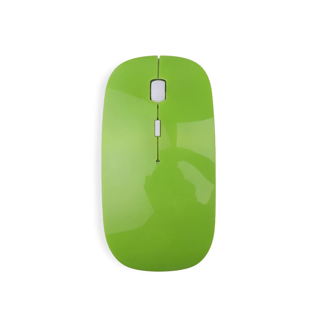 Slim Wireless Mouse 2.4GHz Optical Mice 1600DPI USB Receiver Gamer Office Thin Mouse Ergonomic Design Mice For PC Laptop Desktop