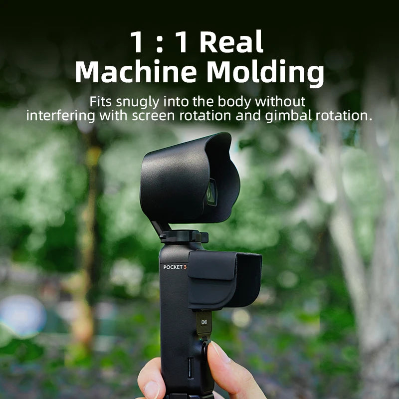 For DJI OSMO POCKET 3 Lens Hood Sunshade Cover Sports Camera Anti-Glare Protective Cover Accessories