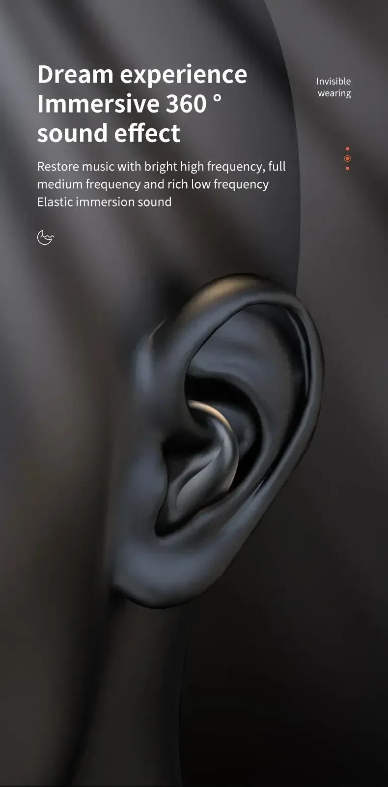 NEW Original X55 Wireless Sleep Earphone Noise Reduction Invisible Earphone Sleeping Headset Bluetooth Sport Headphones Earbuds