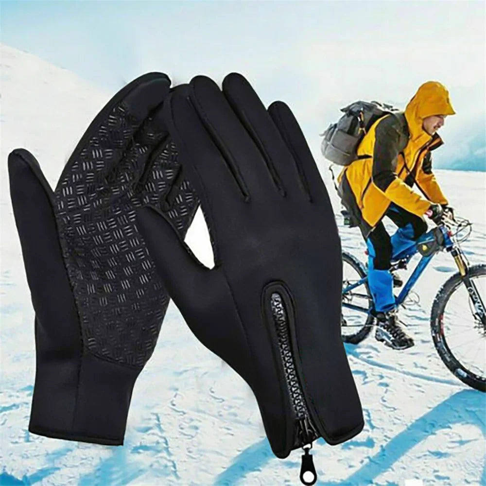 Winter Gloves Men Women Touchscreen Warm For Cycling Driving Motorcycle Cold Gloves Windproof Non Slip Gloves S-XL