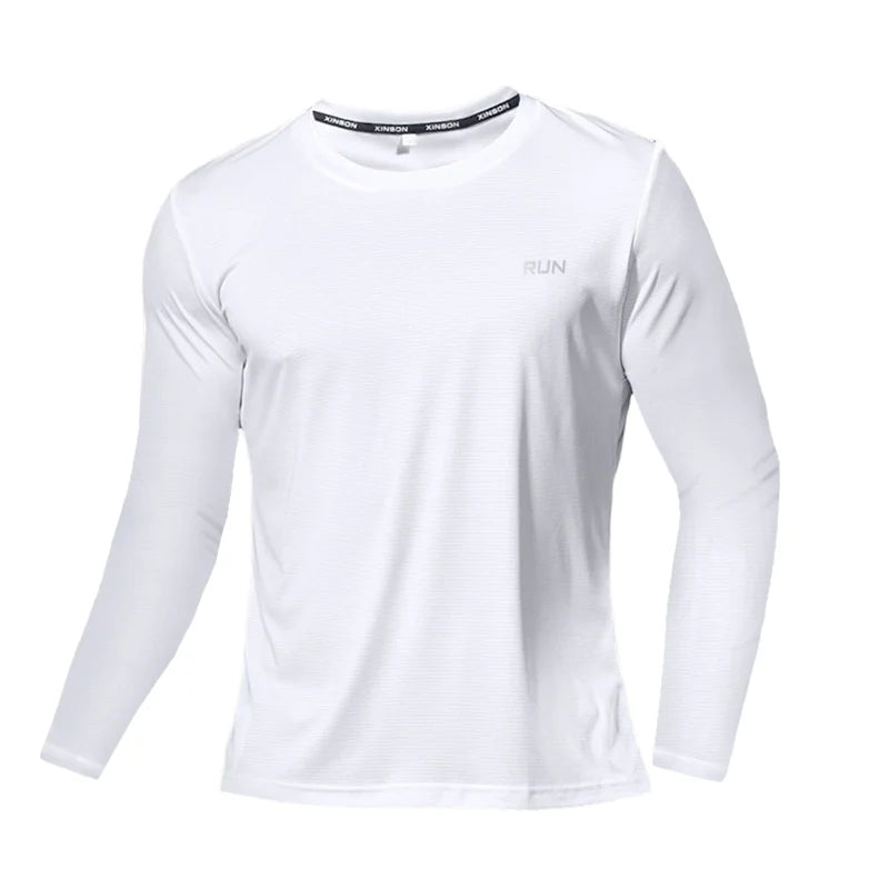 T-Shirt Men 2025 New Quick Dry Breathable Air Conditioning Outdoor Sun Protection Running Outer Wear
