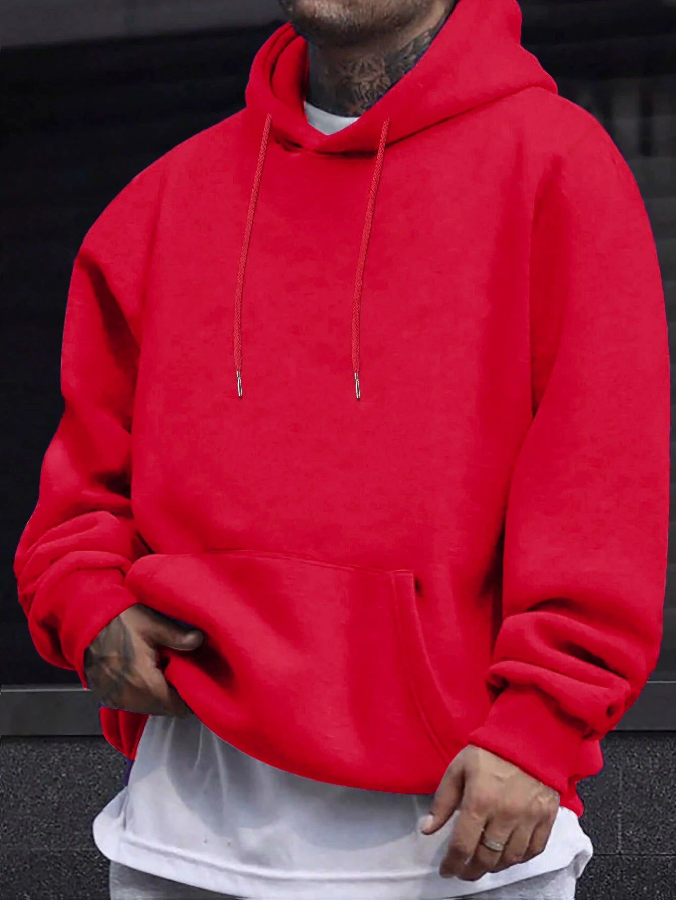 Autumn Solid Sweatshirts Unisex Street Comfy Sportswears Fleece Soft Hoodie Man's Fashion Warm Streetwear Casual Jogging Clothes
