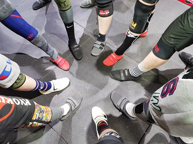Women Sneakers  Strength Support Deadlift Shoes Women Large Size Gym Footwear Men Squat Shoes Sumo Shoes 35-46#