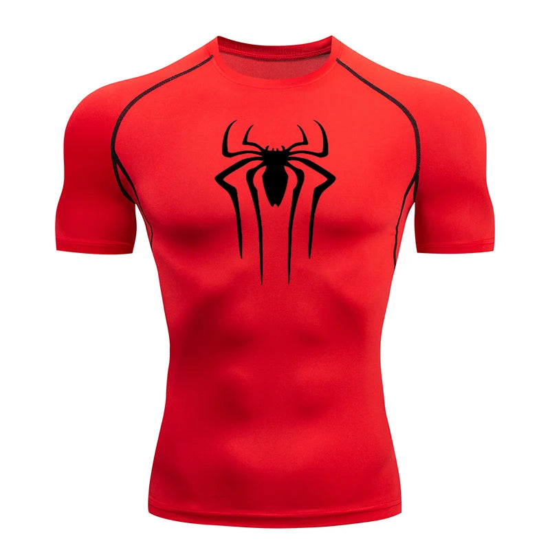 T Shirt Men Short Sleeve Sport Tees Fitness Running Sportsear Men Gym Elastic Quick Dry Jogging T-shirt Tops