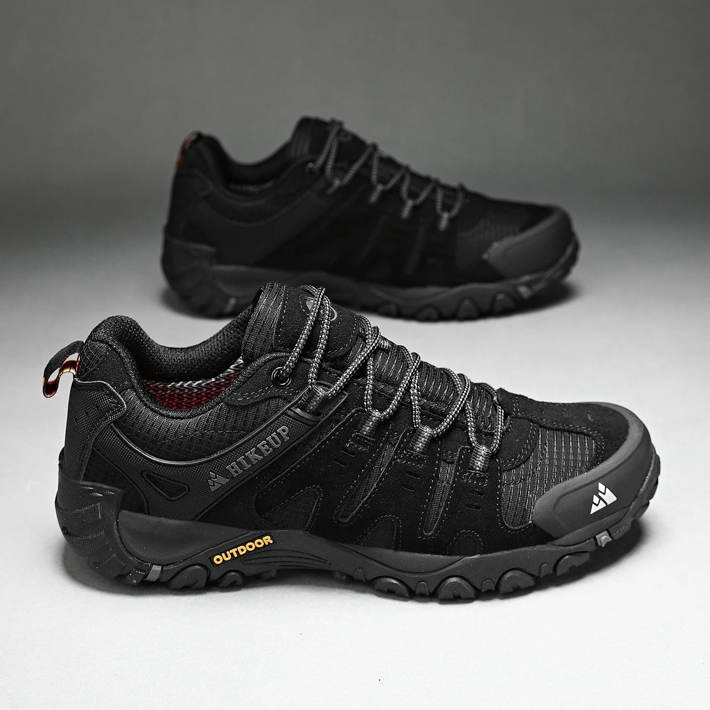 Sneakers Men's Hiking Shoes Suede Leather Outdoor Shoes Wear-resistant Men Trekking Walking Hunting Tactical Sneakers