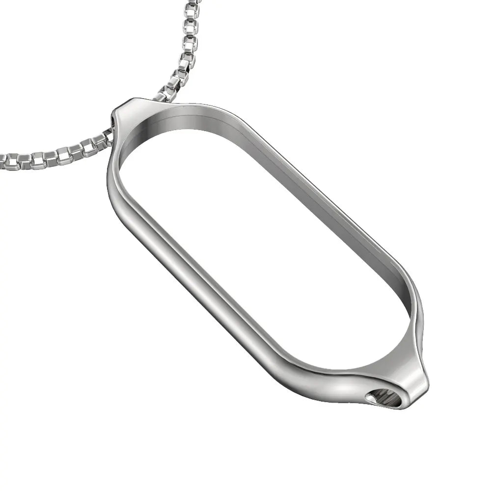Necklace for Mi Band 10 9 8 7 6 5 4 3 Smart Bracelet Strap for Mi Band 9 Metal Wristband for Mi Band 7 6 Hanging Neck Decoration