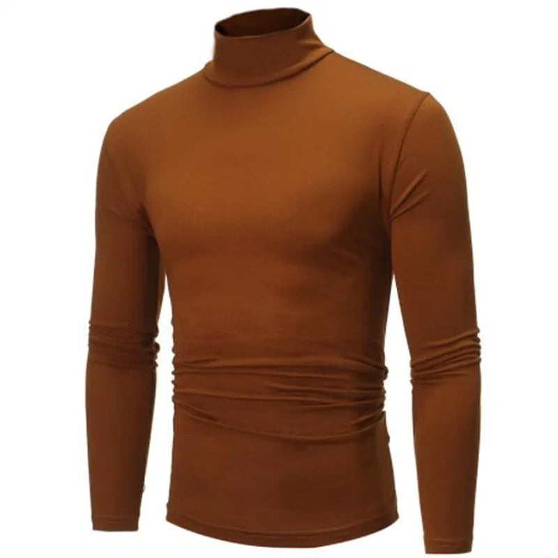 Men Short Sleeve Thermal Underwear Tops Men Spring Clothes Thermal Shirt Autumn Men's Winter Tights High Neck Thin Slim Fit Long Sleeve T-shirt