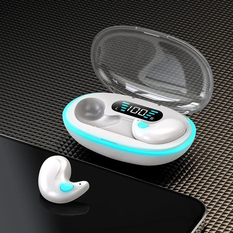 NEW Invisible Sleep Wireless Earphones IPX5 Waterproof Headphones Mini Sport Game Bluetooth Stereo HIFI Music Headset Earbuds