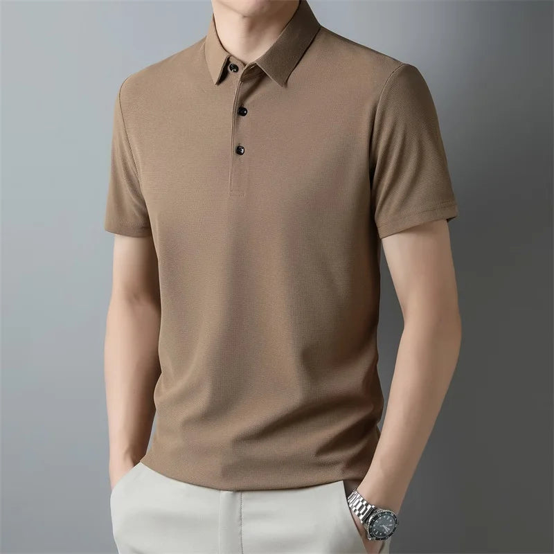 Polo Shirt Summer Breathable Comfortable Top