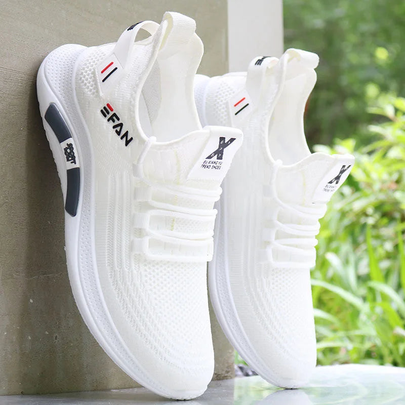 2025 Men Casual Shoes for Outdoor Comfortable Air Mesh Shoes Summer Breathable Men Loafers Wide Slip On Walking Shoes Men