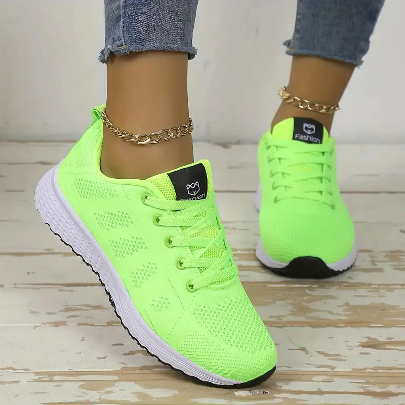 Women Sneakers Mesh Breathable Trainers Ladies Shoes Platform Female Sneakers for Women Basket Tenis Feminino