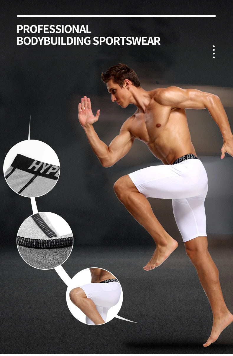 Shorts Men Summer Sportswear Training Tights Gym Fitness Leggings Short Pants Sport Bottoms Running Shorts Men