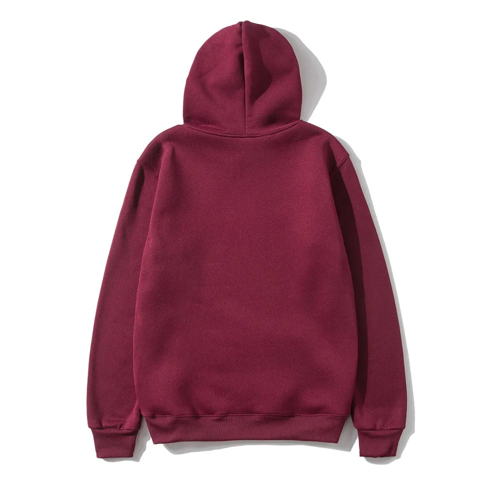JUMPER Solid Color Men's Hoodie Warm Men's Sportswear Fashion Street Wear Casual Men's Loose Breathable Hoodie Brand Hoodie