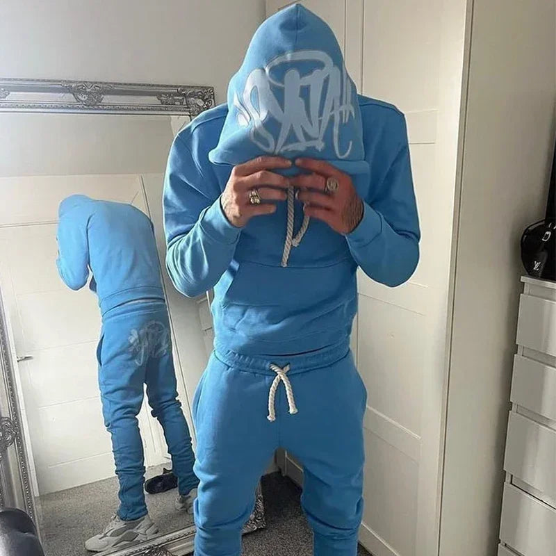 Hoodies Women  Trousers Sports Jogging Men Cotton Hoodie Young Fashion Hooded Tops Pants Women's Streetwear Coats Warm Tracksuit