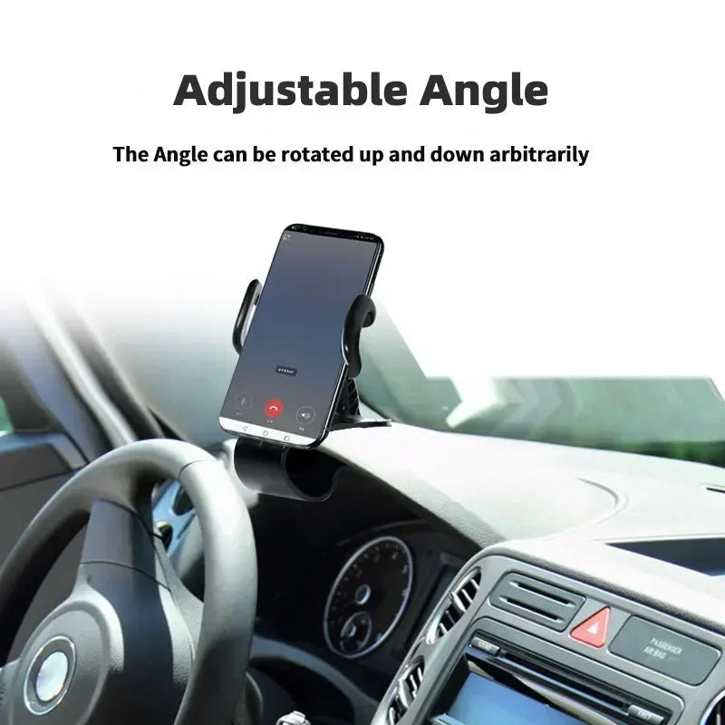 360° Rotation Car Phone Holder Universal Car GPS Navigation Dashboard Stand Car Clip Mount Bracket Mobile Phone Support in Car