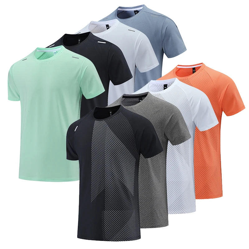 T-shirt Fitness Sports Top Gym Training Shirt Breathable Jogging Casual Sportswear