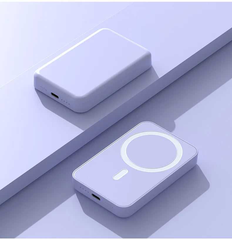 10000mah Large Capacity for Magsafe Magnetic Mini Wireless Power Bank Fast Charging Portable Power Bank External Battery