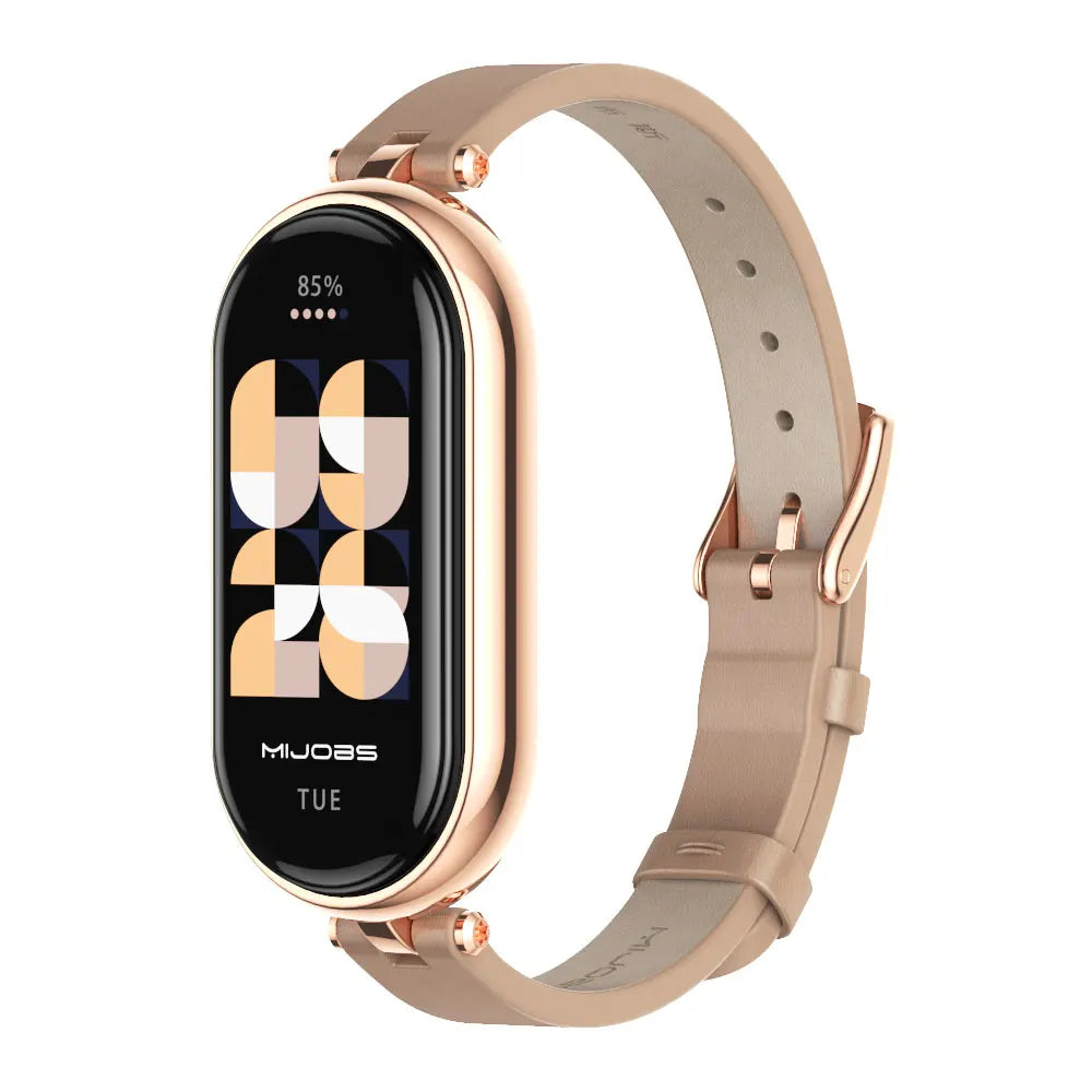 Strap for Mi Band 10 9 8 7 6 5 4 3 Watchband for Xiao mi Smart Band 9 Strap for Mi Band 8 Leather Wristband For Mi Band 7 Correa