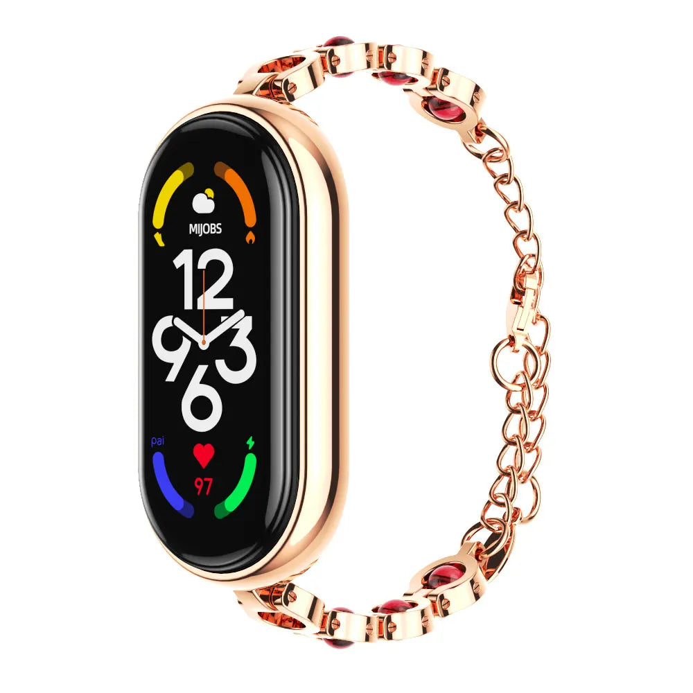 Strap Mi Band 10 9 8 7 6 5 4 3 Smart Bracelet Global Version Mi band 9 Watchband Ladies Wristband for Xiaomi Smart Band 8 Correa