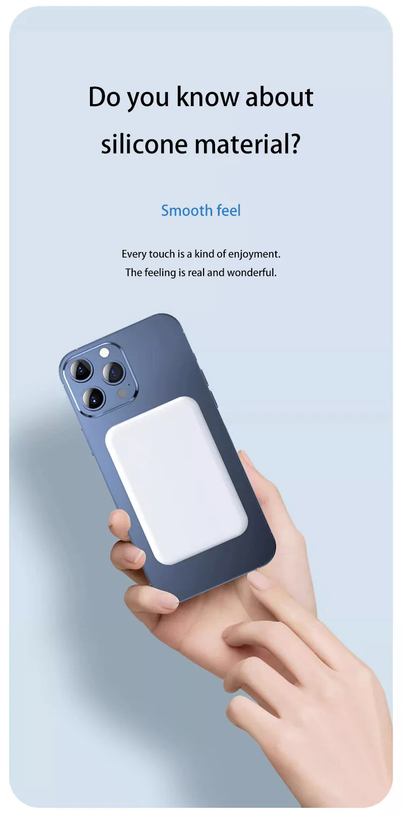 OnePlus 500000mAh Large Capacity PD20W Magnetic Wireless Power Bank External Portable Battery Pack For iphone Samsung Xiaomi