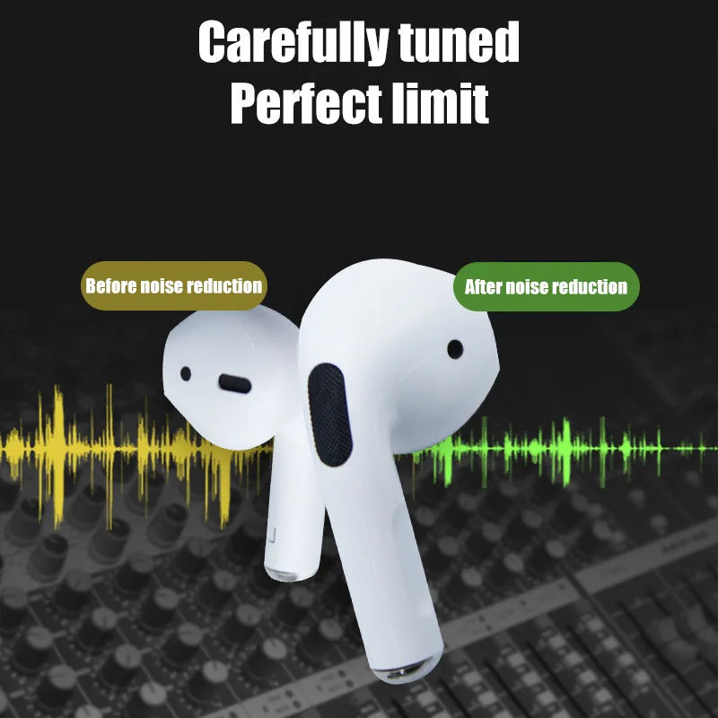 Pro 4 TWS Wireless Bluetooth Earphones Headphones Mini Earpone Headset For PC Android Apple iPhone Earbuds Accessories