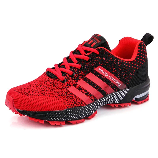 Sneakers New men's and women's flying mesh surface spring summer breathable casual sports shoes flat vulcanized couple running big size48