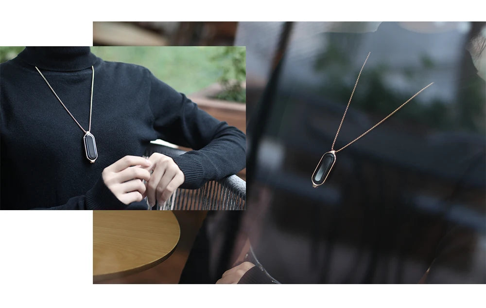Necklace for Mi Band 10 9 8 7 6 5 4 3 Smart Bracelet Strap for Mi Band 9 Metal Wristband for Mi Band 7 6 Hanging Neck Decoration