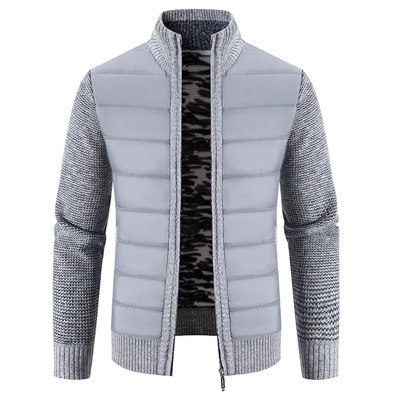 Sweater Baseball Coat Knit Jacket Korean Jumpers Male Windbreaker Fashion Pullovers Business Casual Knitwear