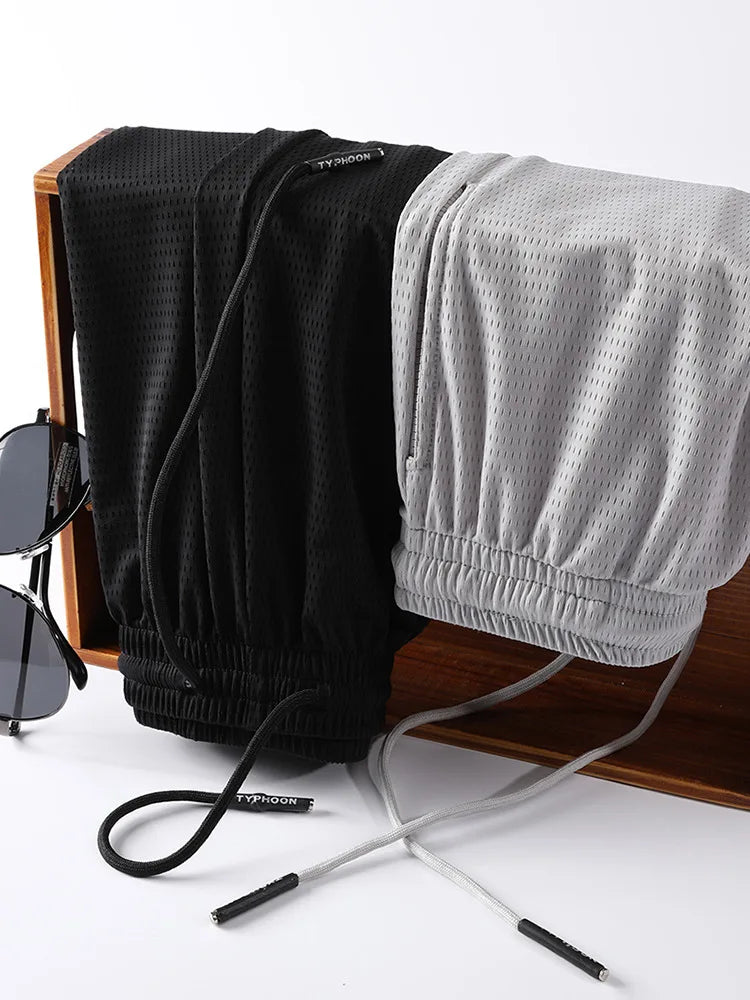 Men Summer Swim Shorts Swimwear Trunks Swimsuits Quickly Dry Surf Beach Board Elastic Waist Swim Pants Surffing Shorts with Mesh