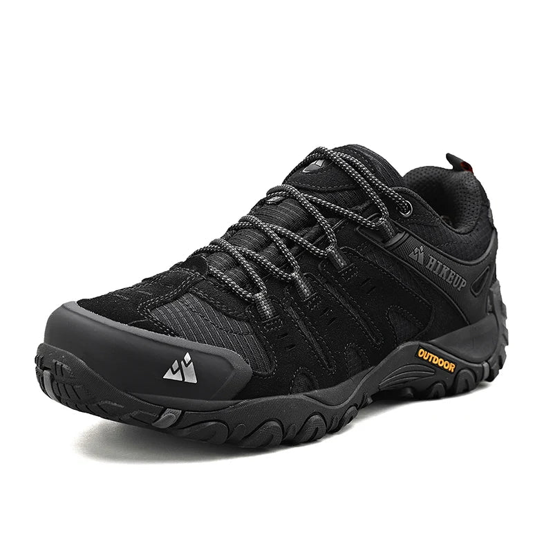 Sneakers Men's Hiking Shoes Suede Leather Outdoor Shoes Wear-resistant Men Trekking Walking Hunting Tactical Sneakers