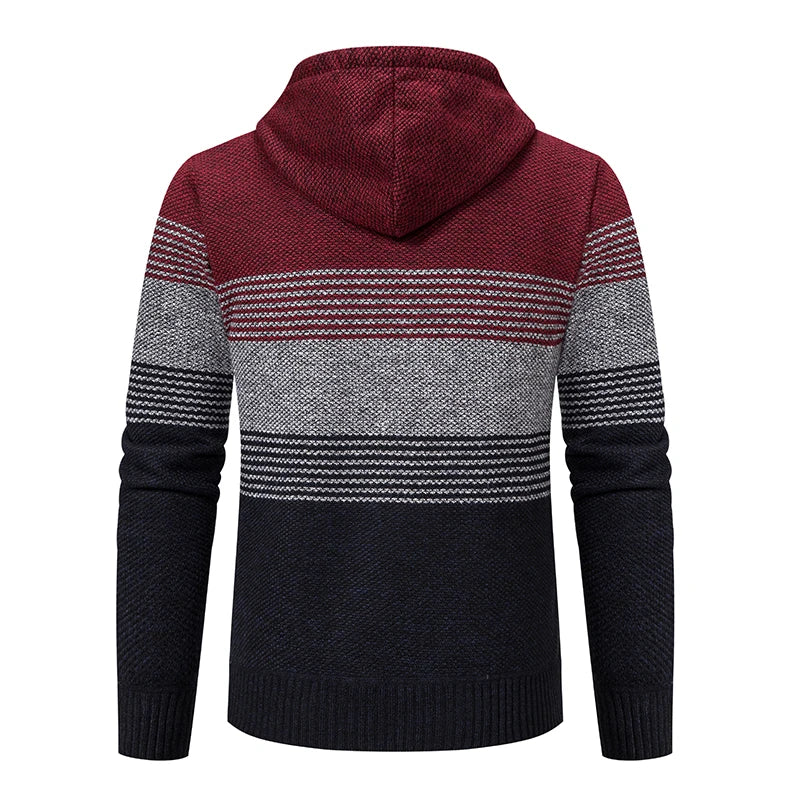 Streetwear Knitted Jacket Trend Hombre Clothing