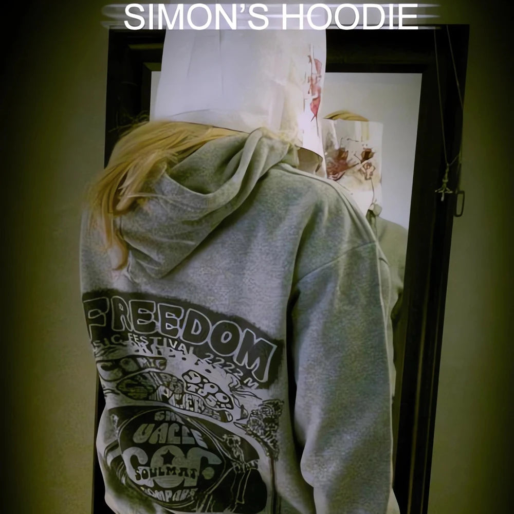Hoodies Women Simon Henriksson Zipped Hoodie Cry of Fear Simon's Hooded Cosplay Sweatshirt Winter Sweater Gamer Gift Trendy Aesthetic Hoodies