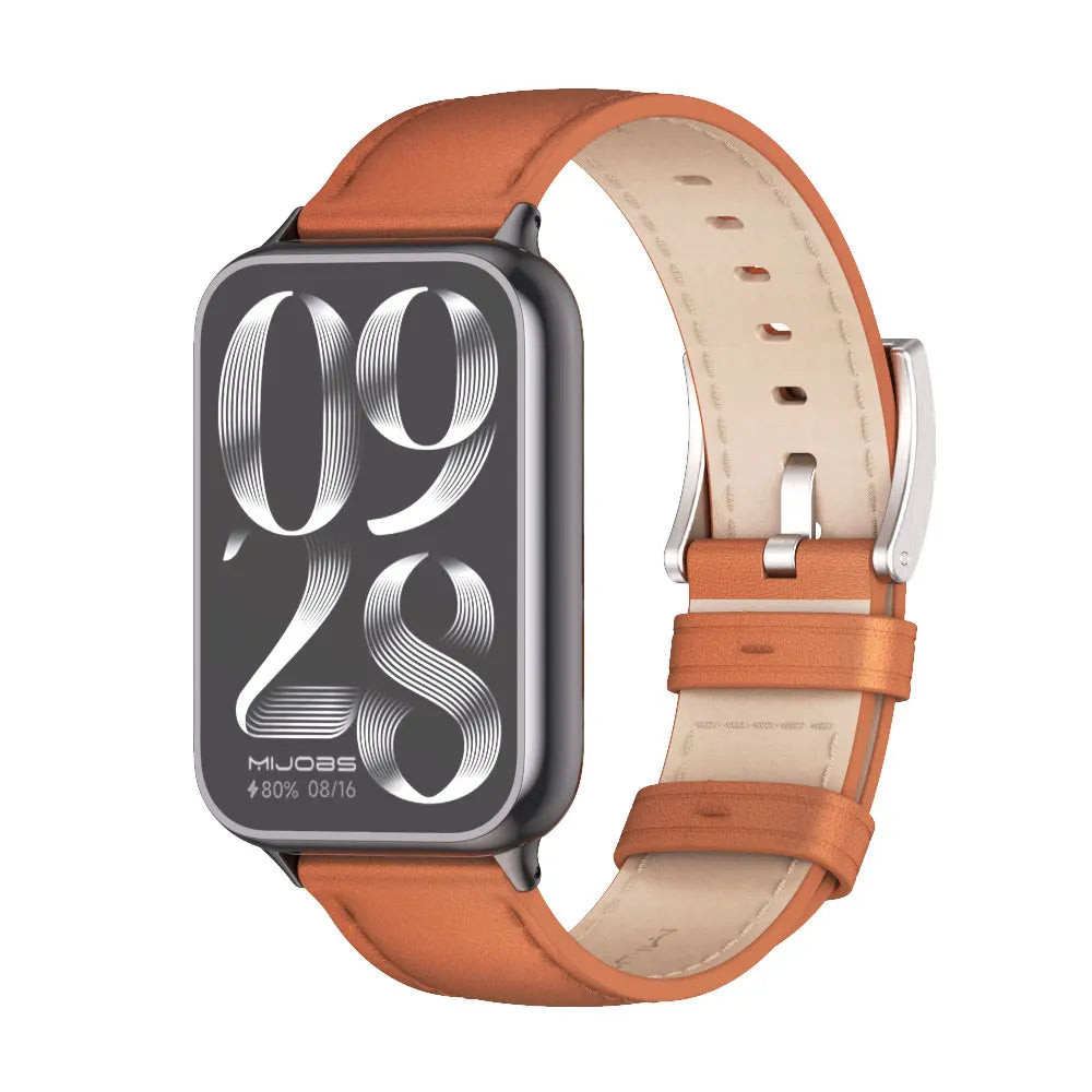 Mi Band 8 9 Pro Strap Leather Strap For Redmi Watch 4 For Xiaomi Mi Smart Band 8 Pro Bracelet Wristband Miband 8 Pro Correa